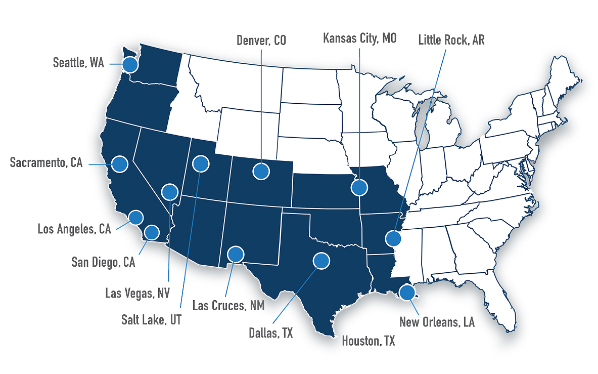 Fuel Recovery solutions service map areas